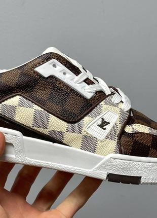 Кроссовки louis vuitton sneakers trainer monogram damier5 фото