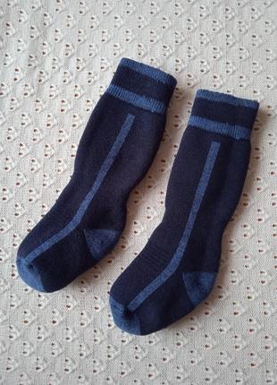 Термо шкарпетки з мериносової вовни 22-24 високі махрові шкарпетки шерстяні носки шерсть мериноса