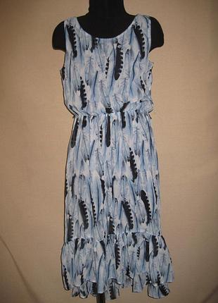 Шифоновое платье h&m 9-10л