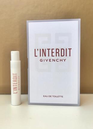 Givenchy l'interdit eau de toilette пробник