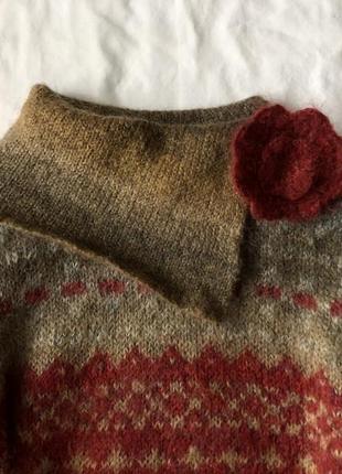 Мохерный женственный свитер. винтаж.5 фото