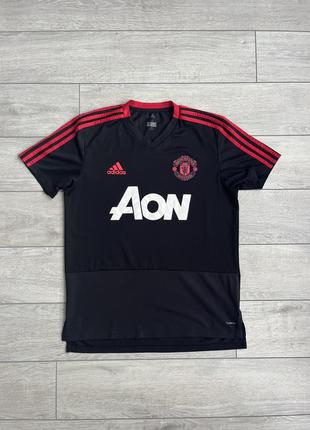 Футбольная футболка черная манчестер юнайд manchester united adidas jersey