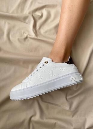 Кроссовки louis vuitton lv time out sneakers «white’