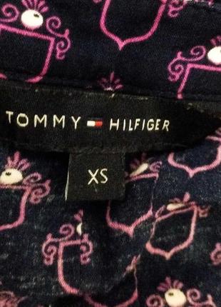 607.чудова віскозна блузка впринт бренду преміум класу з сша tommy hilfiger6 фото