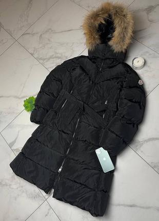 Стьобанне пальто пуховик moncler