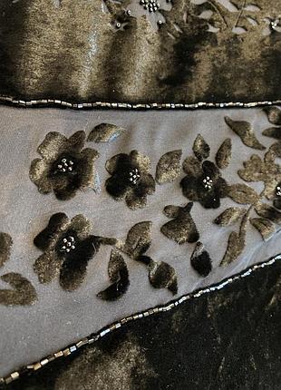 Нарядная блуза из панбархата, блуза из бархата silk club