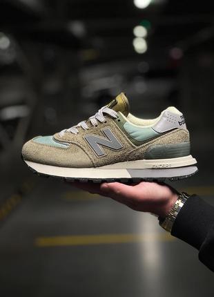 Чоловічі кросівки new balance 574 legacy x stone island