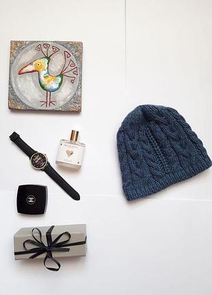 Шапка , шапочка в'язана ручної роботи