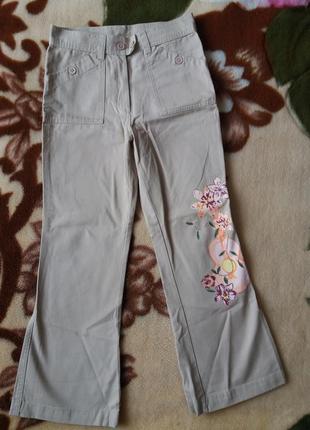 Джинси для дівчинки бежеві