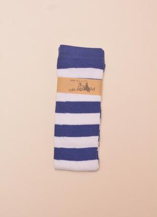Гольфи вище коліна смугасті біло-сині