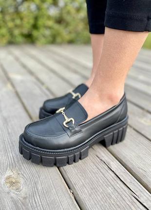 Лофери prada white brushed leather loafers