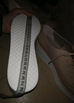 Оксфорди 42 р шкіра платформа7 фото