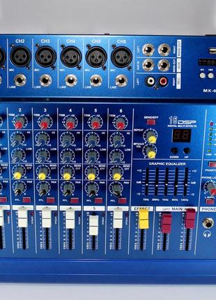 Аудио микшер mixer bt 6300d 7ch.3 фото
