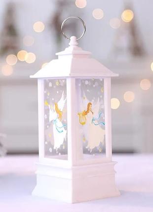 Рождественский лахтар,лампа новогодняя, новолетняя led лампа декорация, фонарь фонарик, новогодный декор, резьбоват, новый год2 фото