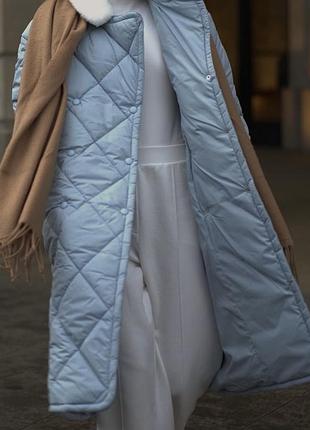 Тепле стильне пальто l-xl