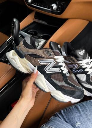 Кроссовки женские New balance 327 Magnet And With UK11 Sold Out black white brown