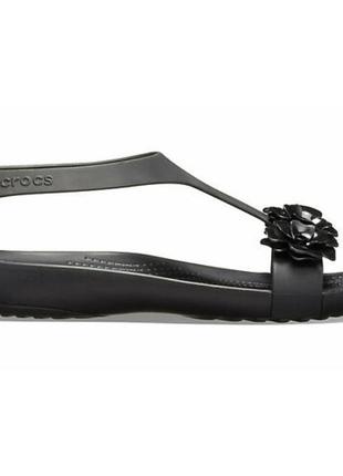 Сандалии босоножки женские crocs women´s serena sandal black3 фото