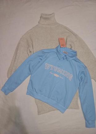 Поло кофта свитшот