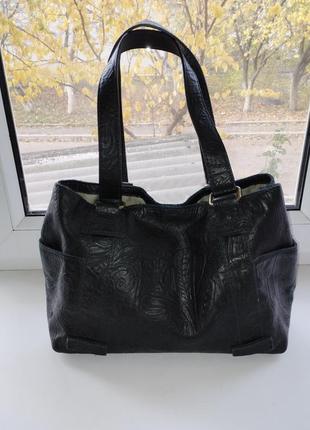 Кожаная сумка american leather co