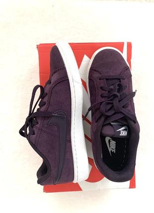 Nike court royale suede port wine кеди 35,5