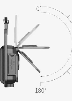 Потужний компактний брелок міні ліхтарик на магніті usb led акумуляторний з карабіном3 фото