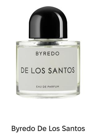 Пробник de los santos бренда byredo 2 мл