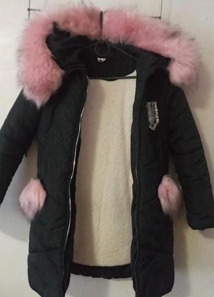 Зимняя курточк на девочку2 фото