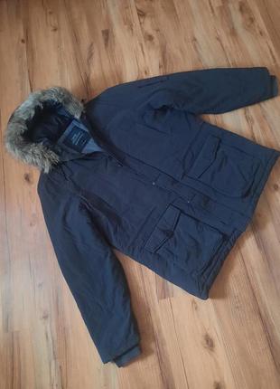 Мужская зимняя куртка парка xl,l размер