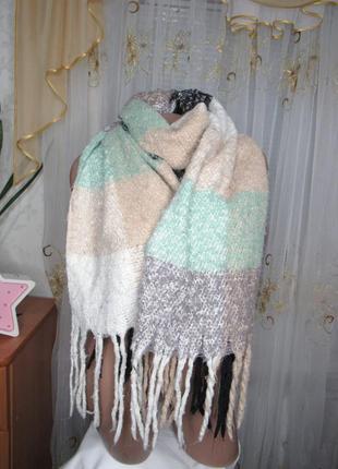 Теплый шарф