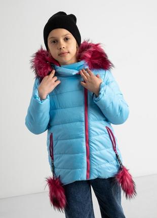 Детская зимняя куртка для девочки.1 фото
