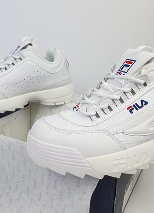 Кроссовки, fila disruptor 2,  35-40 размер, белые