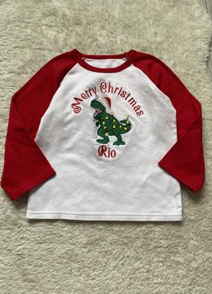 Реглан новогодний кофта лонгслив детская
