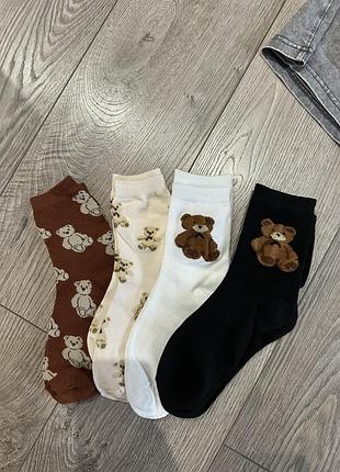 Шкарпетки з ведмедиком
