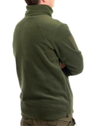 Флисовая кофта 320г/м2, флиска военная масло / хаки флиска хаки