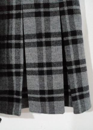 Теплая юбка в складку безразмерная moshiki3 фото