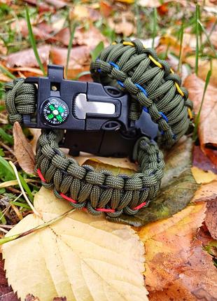 Паракордовый военный браслет украинский