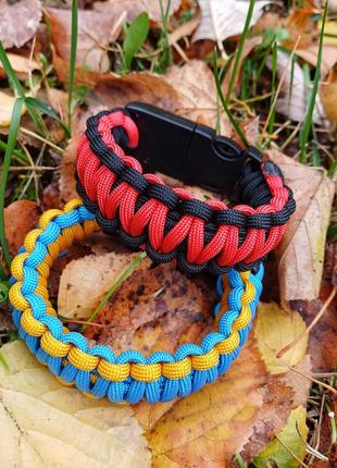 Браслет хаки военный паракорд9 фото
