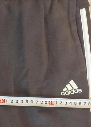 Новые спортивные штаны на флисе adidas (p. l)8 фото