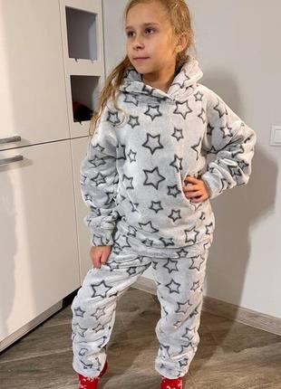 Детская пижама, домашний теплый костюм детский3 фото