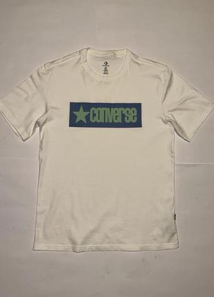 Футболка t-shirt converse retro box wordmark tee s3 фото