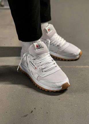 Reebok classic white2 фото