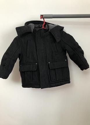 Пальто тепле бренду marks & spencer . зима /осінь . вік 1,5/2 роки