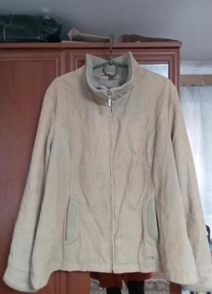 Куртка утепленная микровельвет,размер 52-541 фото