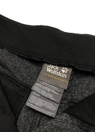 Треккинговые софтшел брюки jack wolfskin activate thermic pants9 фото