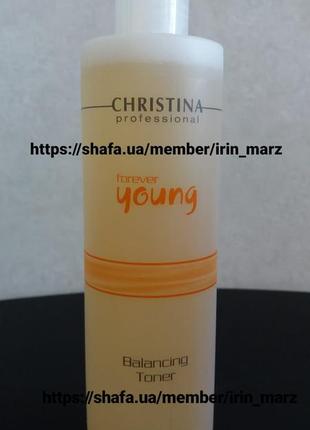 Christina forever balancing toner тонік для обличчя з кислотами для жирної та сухої шкіри1 фото