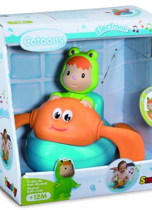 Іграшка для ванни smoby toys cotoons краб (110611)2 фото