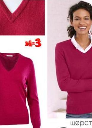 Uniglo светр вовна пуловер меланж