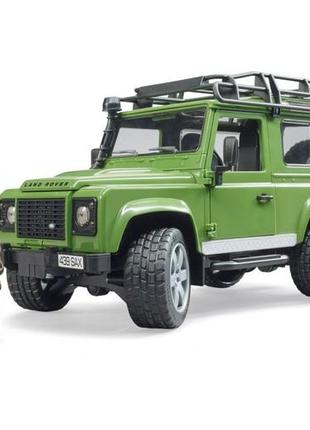 Ігровий набір bruder land rover defender з фігуркою лісника (02587)