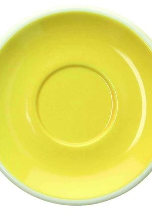 Блюдце для чашки 340 мл tognana albergo 16 см giallo