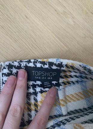Асимметричная юбка бренда top shop4 фото